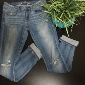 American Eagle Distressed Skinny Jeans